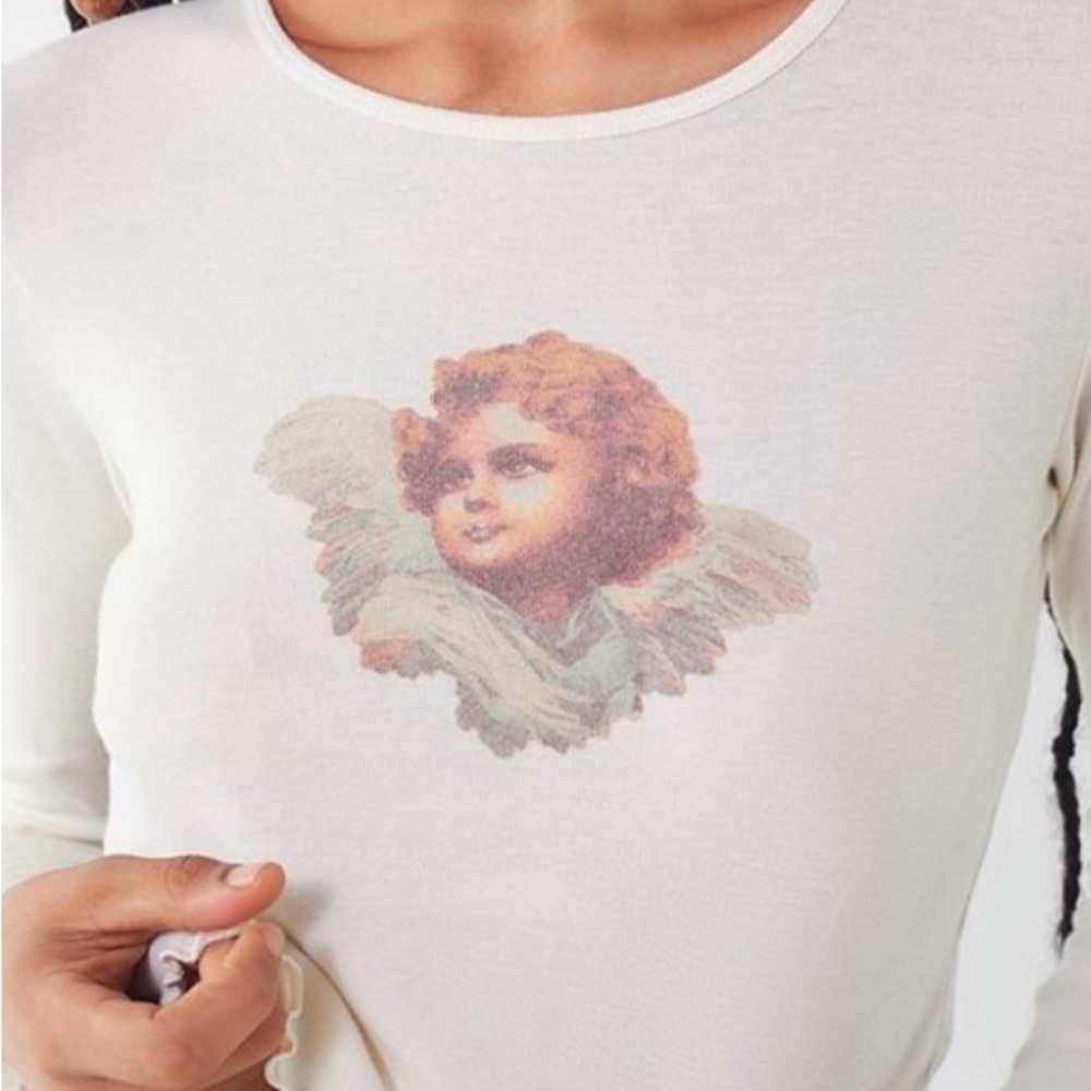 Urban Outfitters Truly Madly Deeply Los Angeles Angel Top 😇 - Picture 2 of 5
